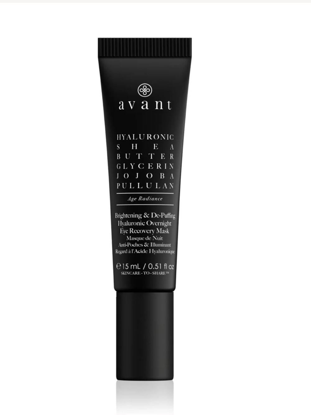 Avant Brightening & De-Puffing Hyaluronic Overnight Eye Recovery Mask